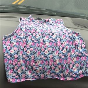 Flower crop top